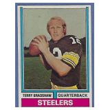 Nice 1974 Topps #470 TERRY BRADSHAW Steelers