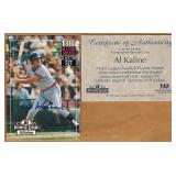 1995 Jimmy Dean AT Greats AL KALINE Auto Card
