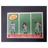 1959 TOPPS MAYS CATCH MAKES SERIES HISTORY #464