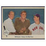 High Grade 1959 Fleer 75 TED WILLIAMS W/ BABE RUTH