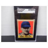 1948 LEAF DAVE PHILLEY (BLANK BACK) SGC AUTHENTIC