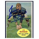 Signed 1960 Topps #57 JIM RINGO Green Bay Packers