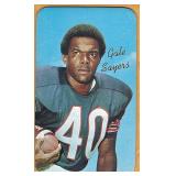 Sharp 1970 Topps Super #22 GALE SAYERS Bears