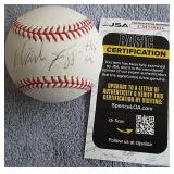 WADE BOGGS Signed OML Baseball Red Sox JSA