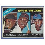 1966 Topps #217 HR Ldrs WILLIE MAYS McCOVEY