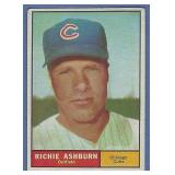 1961 Topps #88 RICHIE ASHBURN Chicago Cubs