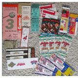 Lot Of Old Baseball & Football TICKET STUBS