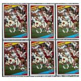 Sharp Lot Of (6) 1984 Topps DAN MARINO Rookie Year
