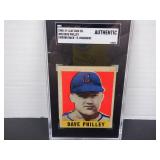 1948 LEAF DAVE PHILLEY (WRONG BACK) SGC AUTHENTIC