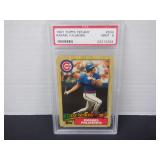 1987 TOPPS TIFFANY RAFAEL PALMEIRO ROOKIE. PSA 9