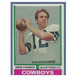 Sharp 1974 Topps 500 ROGER STAUBACH Dallas Cowboys