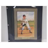 1987 PEREZ STEELE WARREN SPAHN SIGNED AUTO /5000