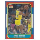 Sharp 1986-87 Fleer #131 JAMES WORTHY RC Lakers