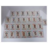 LOT OF 28 1968 TOPPS GAME BASEBALL CARDS
