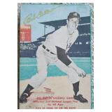 1950 BOB FELLER Big League Baseball Game COMPLETE!
