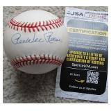 PEE WEE REESE Signed ONL Baseball Dodgers JSA