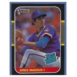 High Grade 1987 Donruss #36 GREG MADDUX RC Cubs