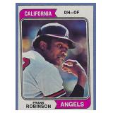 Sharp 1974 Topps #55 FRANK ROBINSON Angels