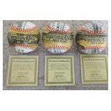 1912 1923 & 1926 OPENING DAY Collectors Baseballs