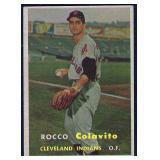 1957 Topps 212 ROCKY COLAVITO RC Cleveland Indians