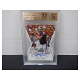 2014 LEAF DRAFT JOHNNY MANZIEL ROOKIE AUTO BECKETT