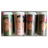 (4) 1965-66 CLEVELAND INDIANS & BROWNS Volpe Cups