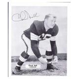 Rare CHUCK NOLL Signed 1950s Cleve Browns TI Photo