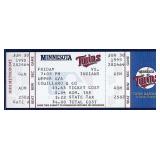 1995 EDDIE MURRAY 3,00th Hit Full Ticket Indians