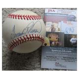 FRANK ROBINSON Signed ONL Baseball Orioles JSA