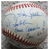 1984 CLEVELAND INDIANS Team Signed Baseball