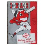 1948 INDIANS vs Browns Program TRIBE WINS!