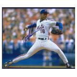 DWIGHT GOODEN Signed Color 8x10 Photo NY Mets
