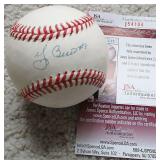 YOGI BERRA Signed OAL Baseball Yankees JSA