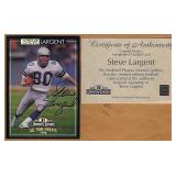 1996 Jimmy Dean AT Greats STEVE LARGENT Auto Card