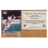 1994 Nabisco AS Legends BOB GIBSON Auto Card