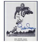 GALE SAYERS Signed 8x10 Photo Chicago Bears
