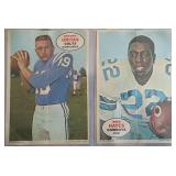 Starter Set 10/16 1968 TOPPS FOOTBALL Posters HOF!