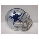TROY AIKMEN SIGNED AUTO MINI HELMET. FANATICS COA