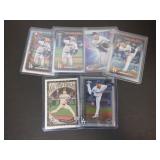 LOT OF 6 YOSHINOBU YAMAMOTO ROOKIE CARDS
