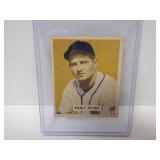 1949 BOWMAN EARLY WYNN #110 ROOKIE. CREASE