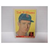 1958 TOPPS TED WILLIAMS #1. CREASE