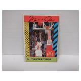 1990 MCDONALDS #8 MICHAEL JORDAN THE FREE THROW