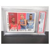 2003 FLEER LEBRON JAMES C ANTHONY RC #291 PSA 8