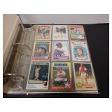 STAR STUDDED VINTAGE BASEBALL CARD BINDER