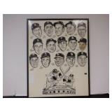 VINTAGE ALL MLB ALL STAR GAME POSTER