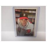 1953 BOWMAN COLOR WARREN SPAHN #99. CREASE