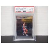 2007 TOPPS CHROME LEBRON JAMES #23 PSA 8