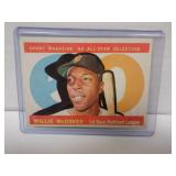 1960 TOPPS WILLIE MCCOVEY #554 ALL STAR ROOKIE