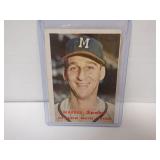 1957 TOPPS WARREN SPAHN #90