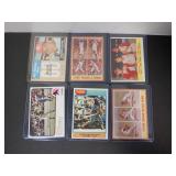 LOT OF 6 VINTAGE BASEBALL STAR CARDS